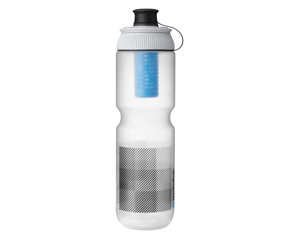 Hydrapak Breakaway+ Filter Water Bottle (Translucent/Grey) (30oz) - view 2